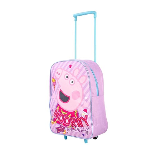 Peppa pig wheeled trolley bag - peppa,