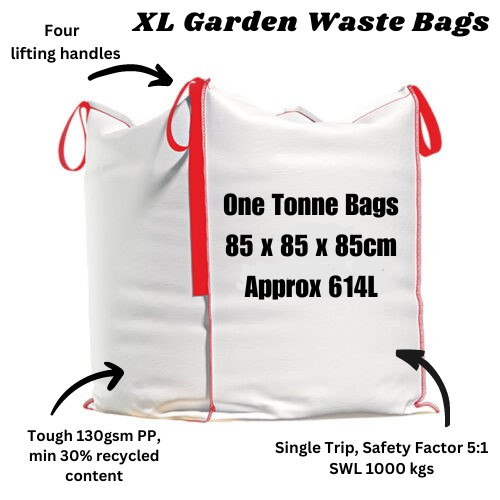 Ton builders bag garden waste - ton,